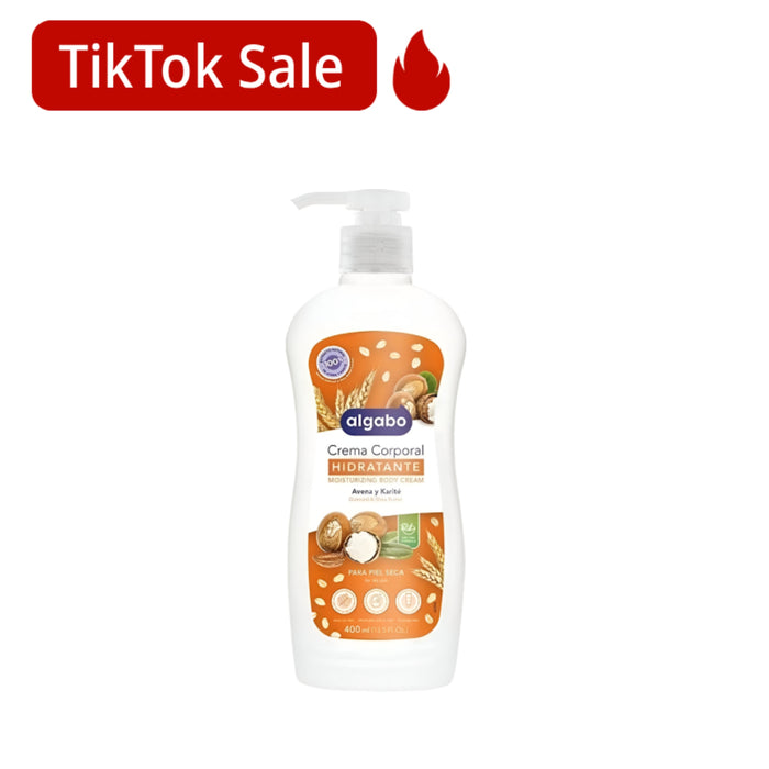 Crema  Corporal Algabo Hidratante Avena / Karite X 400Ml
