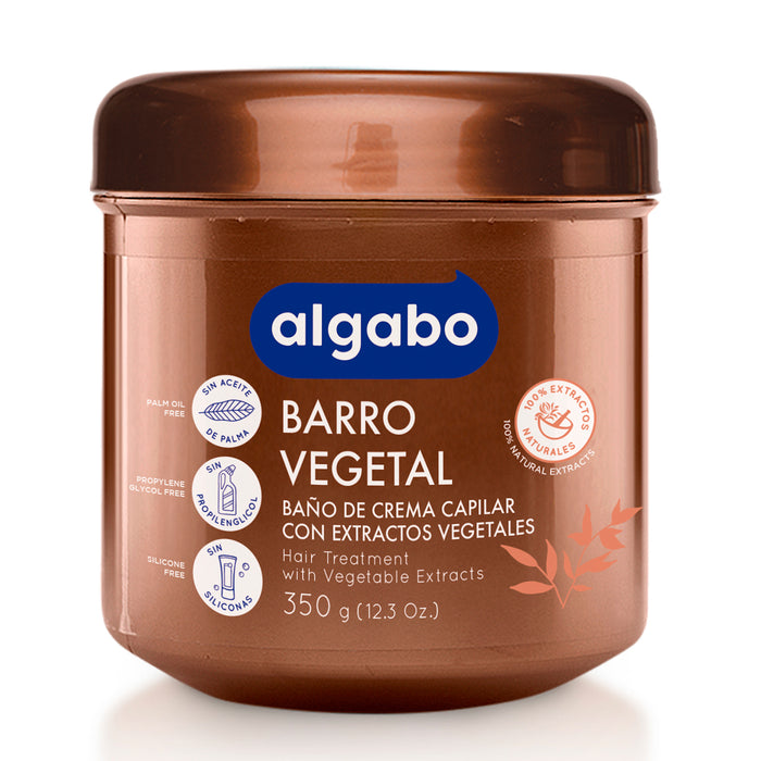 Algabo Bano De Crema Capilar Barro Vegetal X 350G