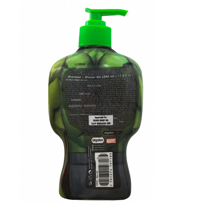 Algabo Shampoo Gel 2 En 1 X 350Ml