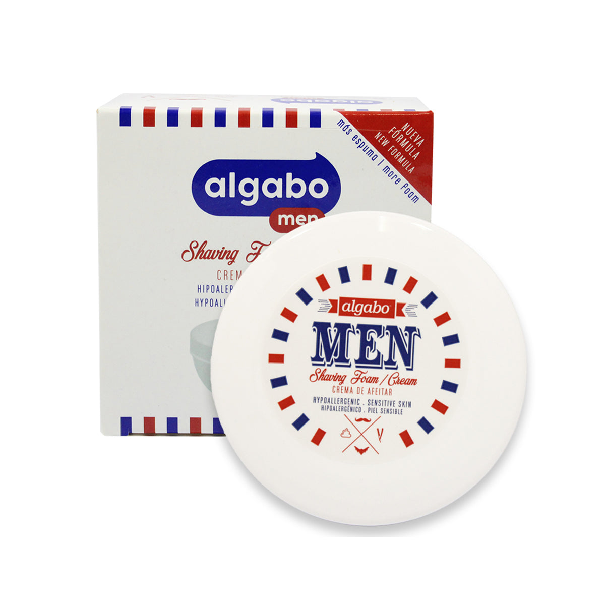 Crema Afeitar Algabo Men Piel Sensiblex 150G— Farmacorp
