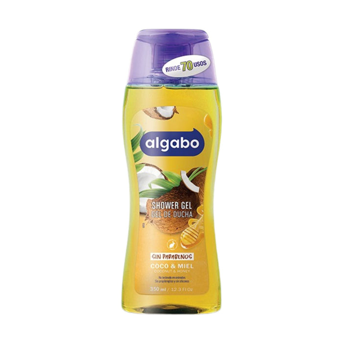 Gel De Ducha Algabo Coco Y Miel X 350Ml
