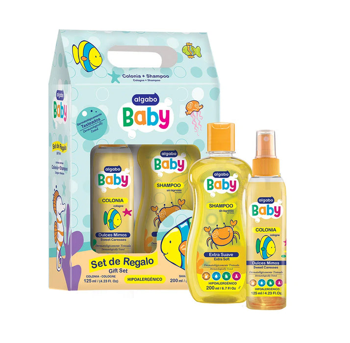Algabo Baby Set Shampoo 200Ml+Colonia 125Ml