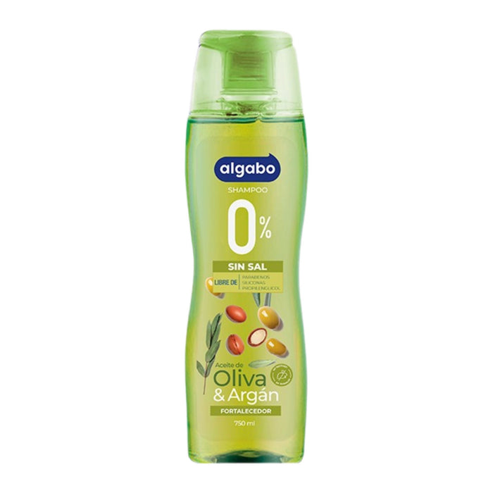 Shampoo Algabo Oliva Y Argán Sin Sal X 750Ml