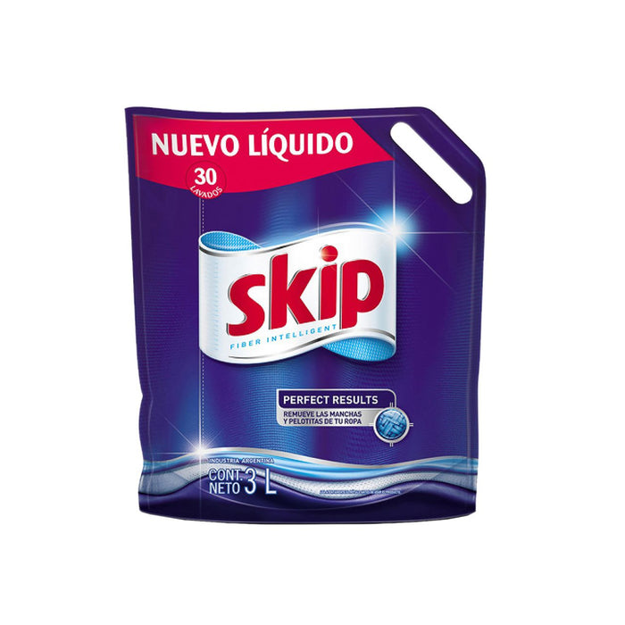 Skip Jabon Liquido Para Ropa Doypack Bio-Enzimas X 3 L