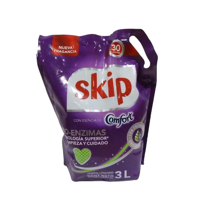 Skip Liquido Para Lavar Ropa Bio-Enzimas X 3 L