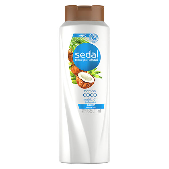 Sedal Shampoo Nutricion Intenso Bomba De Coco X 650Ml
