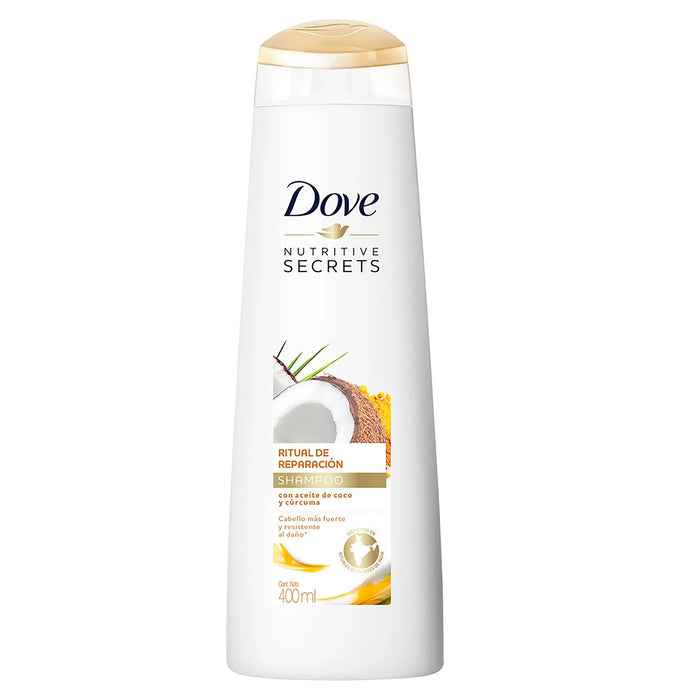 Dove Shampoo Ritual De Rep X 400Ml Coco Y Curcuma