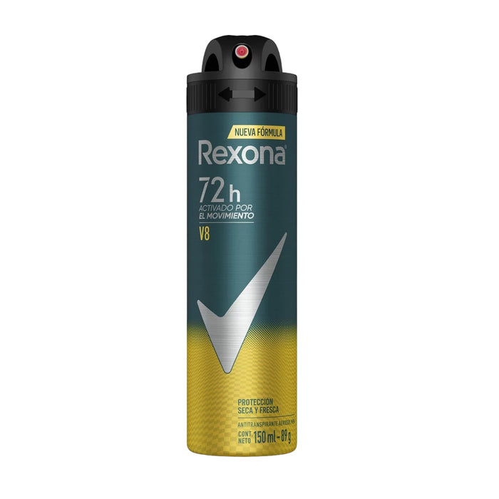 Rexona Antitranspirante Desodorante Aerosol 72H V8 X 150Ml