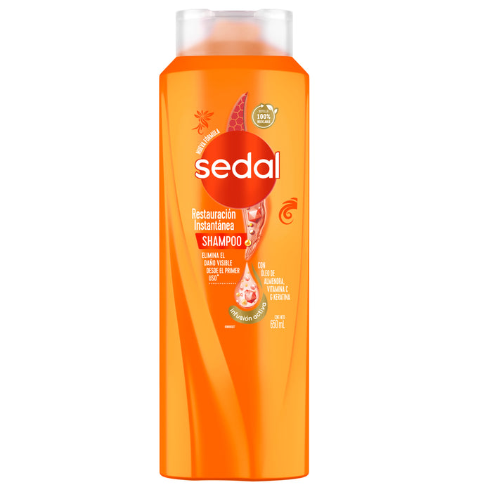 Sedal Shampoo Restauración Instantanea X 650Ml