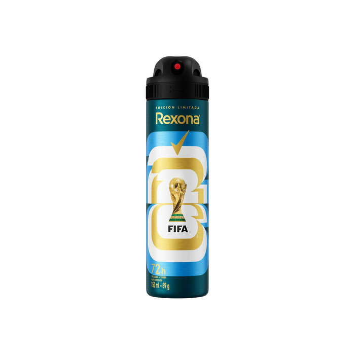Desodorante Rexona Men Aerosol 72H Fifa Mundial 2026 X 150Ml