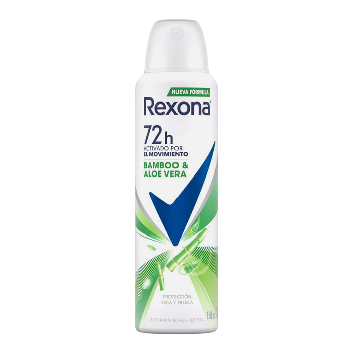 Spray Antitranspirante Rexona Women Bamboo Y Aloe Vera X 150 Ml