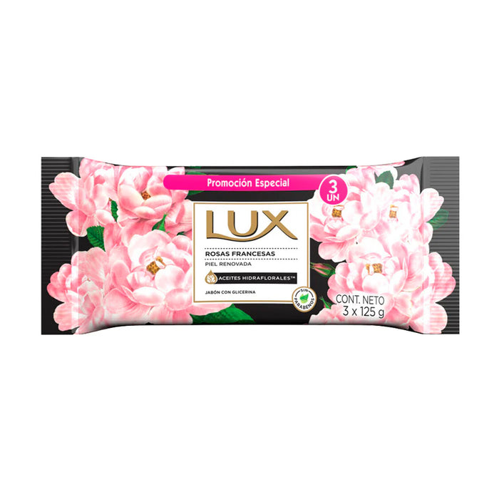 Jabón Lux Botanicals Rosas Francesas Paquete X 3 Unidades