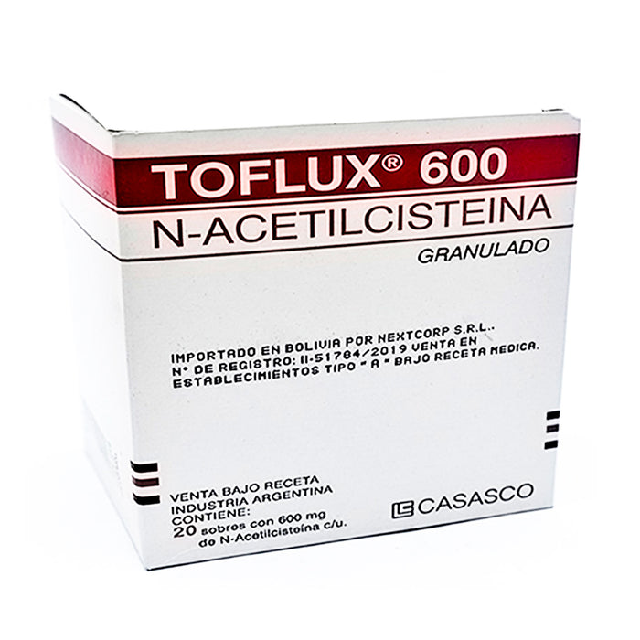 Toflux Acetilcisteina 600Mg X Sobre