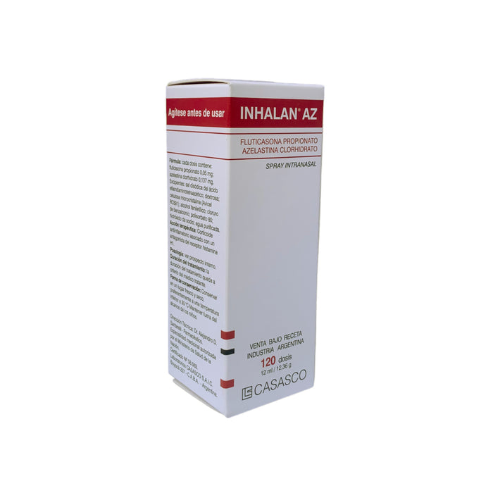 Inhalan Az Spray Nasal Fluticasona/Azelastina X 120 Dosis