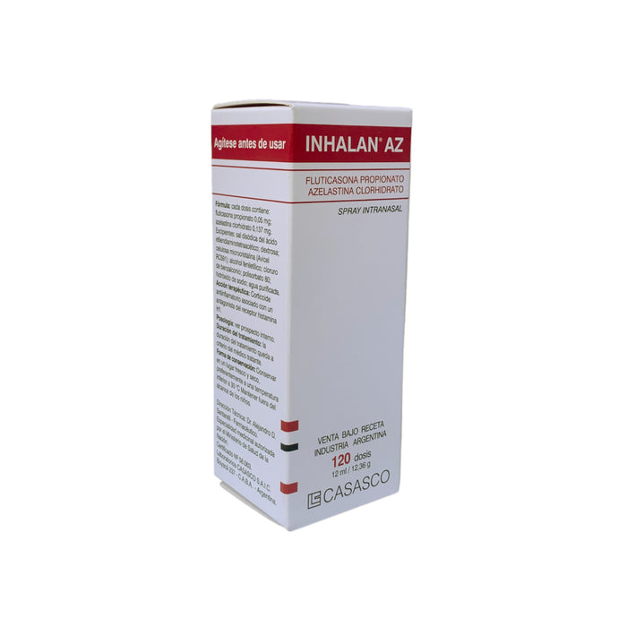 Inhalan Background Inhalan Az Spray Nasal Fluticasona/Azelastina X 120 Dosis— Farmacorp