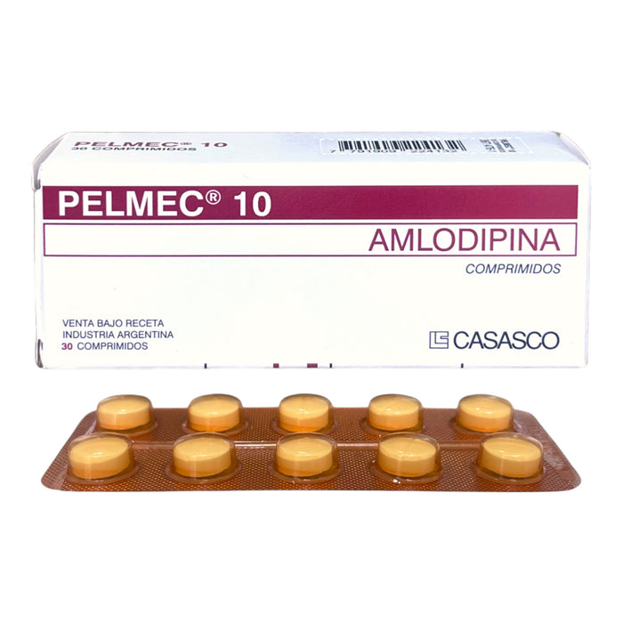 Pelmec Amlodipina 10Mg X Comprimido