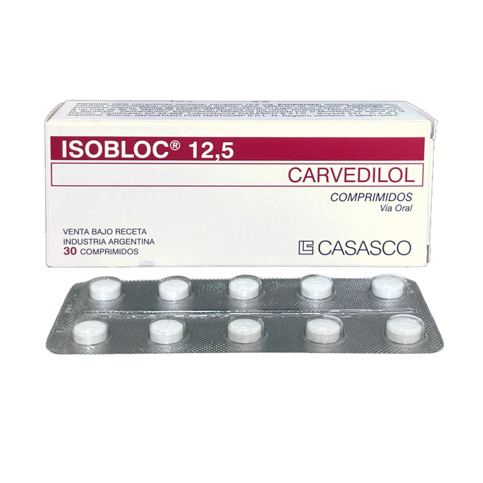 Isobloc Carvedilol 12.5Mg X Comprimido