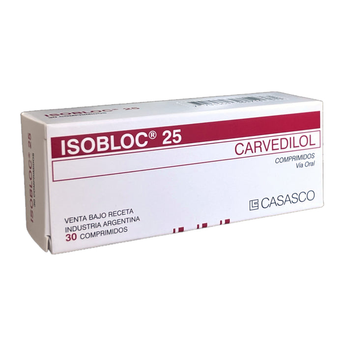 Isobloc Carvedilol 25Mg X Comprimido