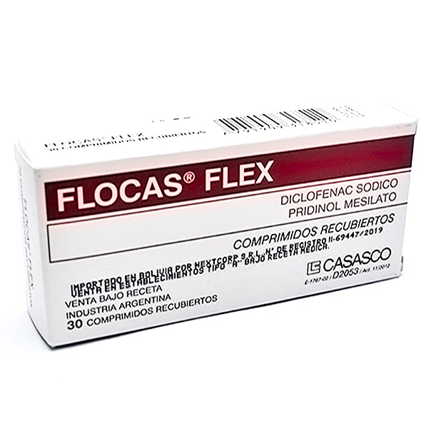 Flocas Flex Diclofenaco Potasico 50Mg Y Pridinol X Tableta