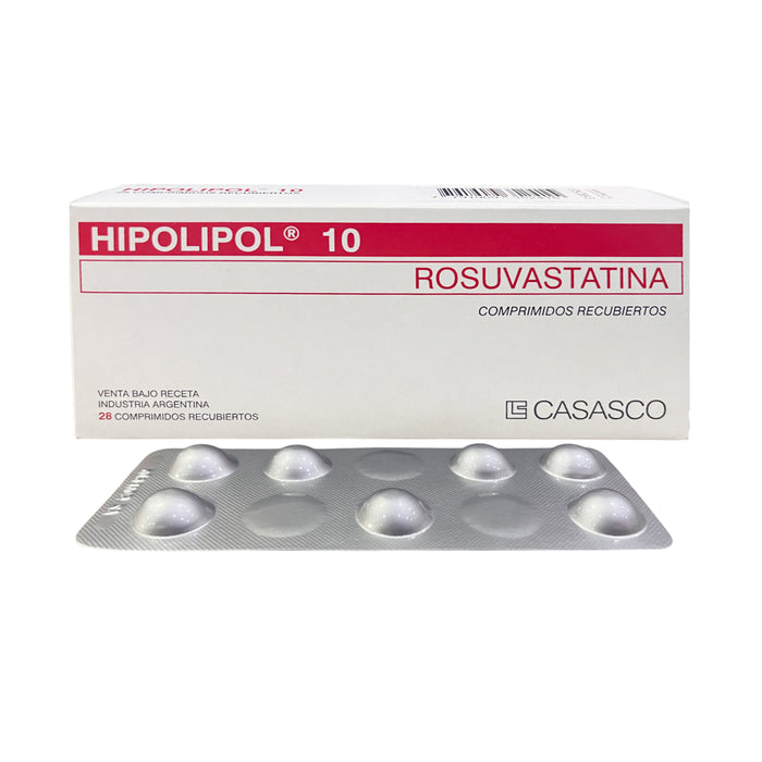 Hipolipol 10Mg Rosuvastatina X Comprimido