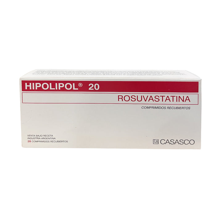 Hipolipol 20Mg Rosuvastatina X Comprimido