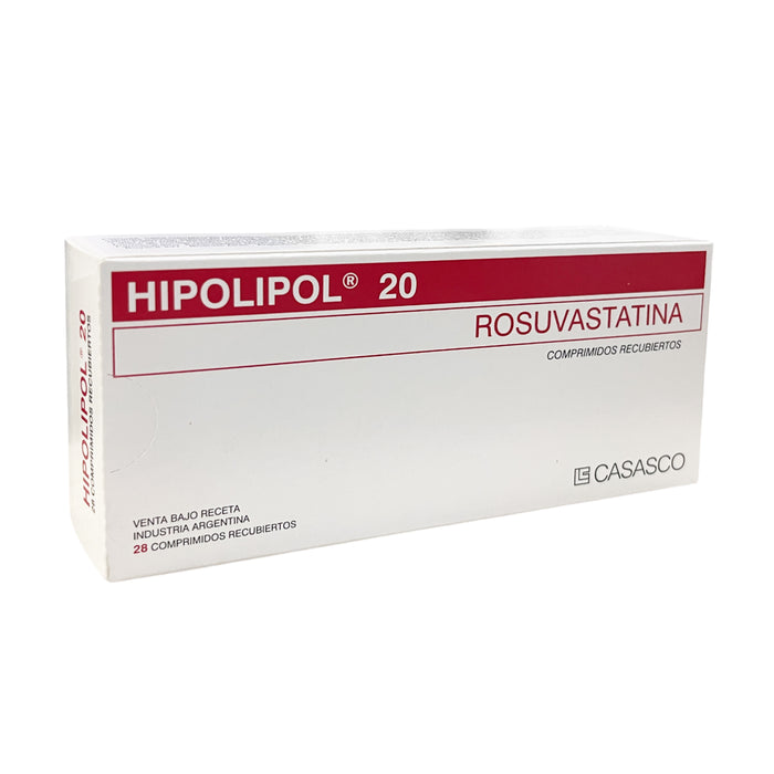 Hipolipol 20Mg Rosuvastatina X Comprimido