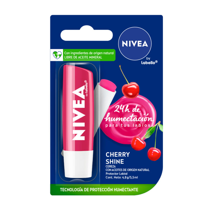 Protector Labial Nivea Bálsamo Cherry Shine