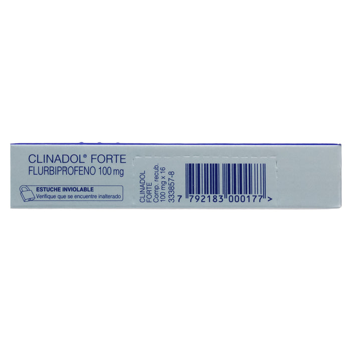 Clinadol Forte 100Mg Flurbiprofeno X Tableta