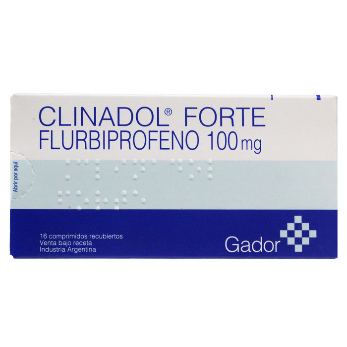 Clinadol Forte 100Mg Flurbiprofeno X Tableta