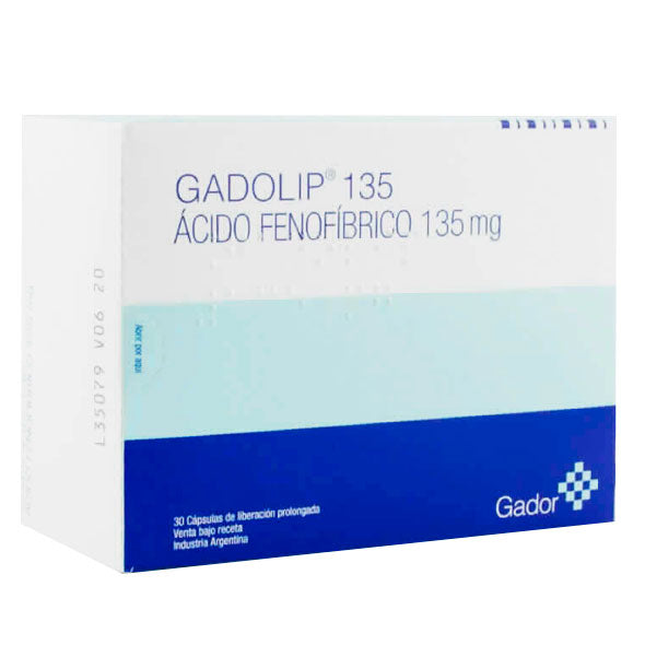 Gadolip 135Mg Acido Fenofibrico X Capsula