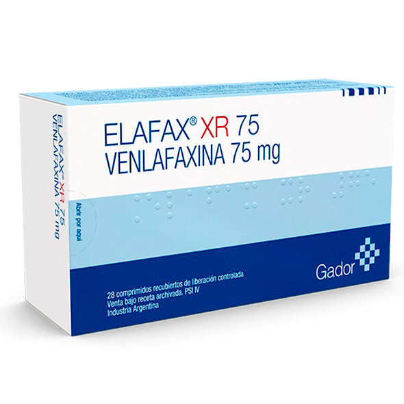 Elafax Xr Venlafaxina 75Mg X Tableta— Farmacorp