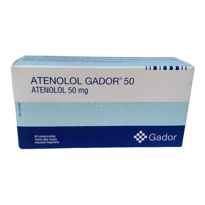 Atenolol 50Mg X 60 Comprimidos (Gador)