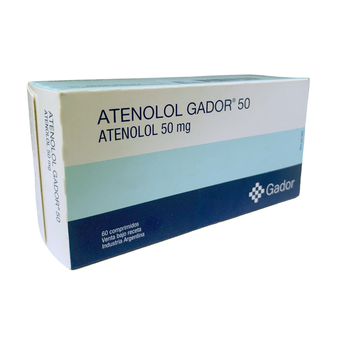 Atenolol 50Mg X 60 Comprimidos (Gador)