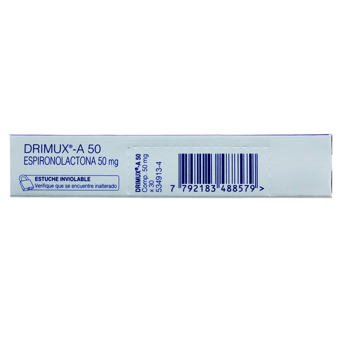 Drimux-A 50Mg Espironolactona X Tableta