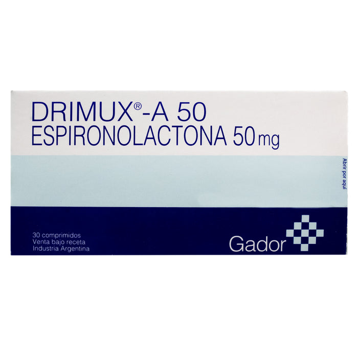 Drimux-A 50Mg Espironolactona X Tableta