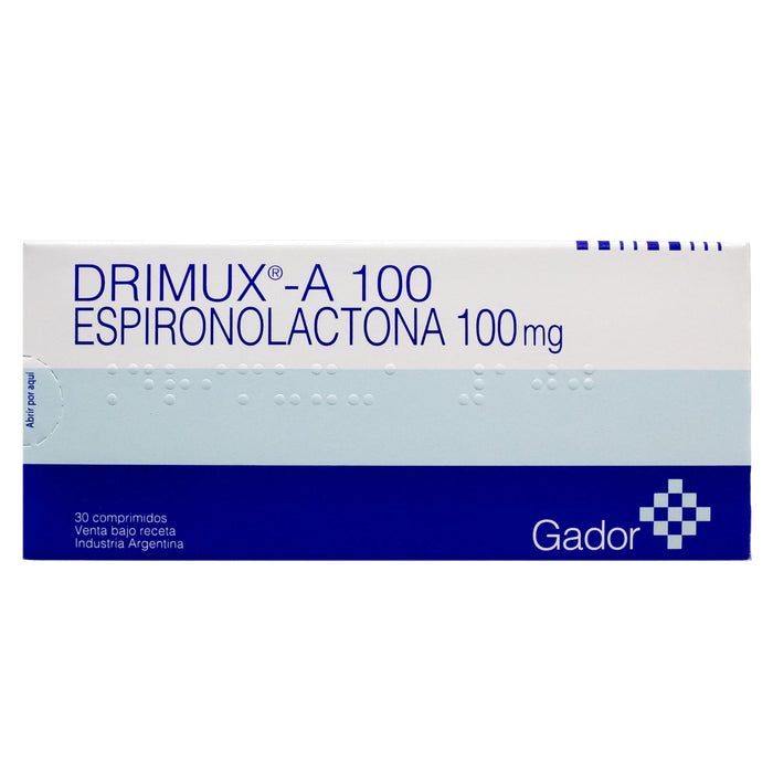 Drimux-A 100Mg Espironolactona X Tableta
