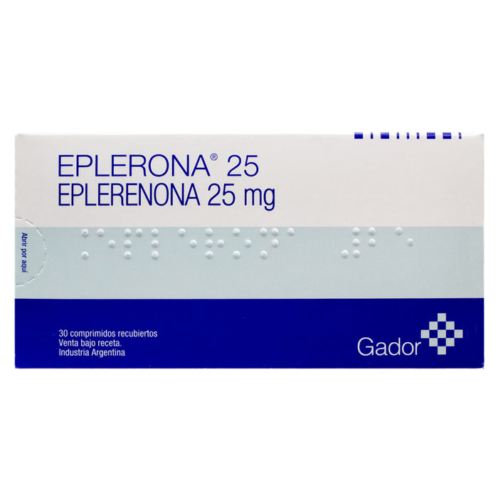 Eplerona 25Mg Eplerenona X Tableta