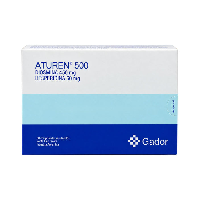 Aturen 500 Diosmina / Hesperidina X Comprimido