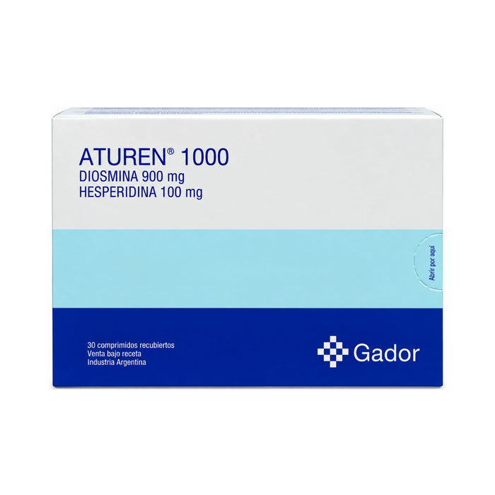 Aturen 1000 Diosmina / Hesperidina X Comprimido