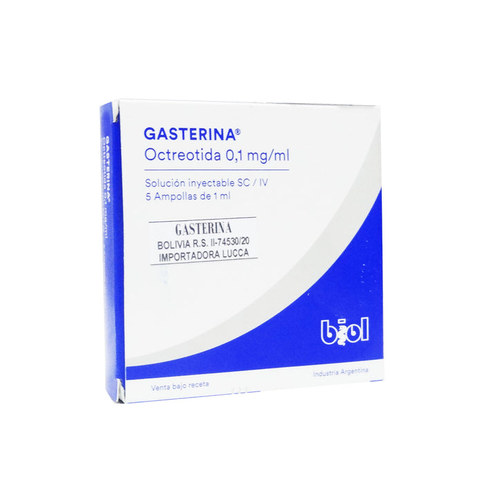 Gasterina Octreotida 0.1Mg Y 1Ml X Ampolla