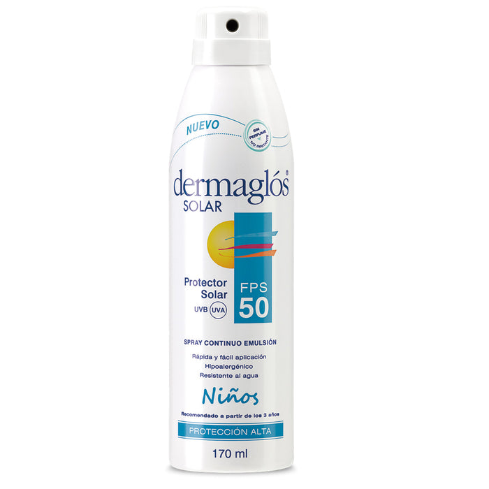 Dermaglos Protector Solar Spf50 Niños Spray X 170Ml