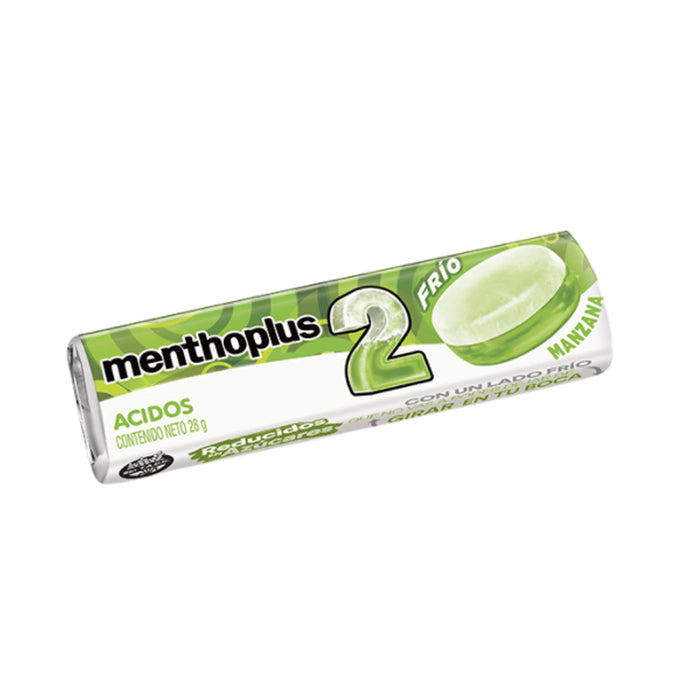 Menthoplus 2 Caramelos X 28Gr Sabor Manzana
