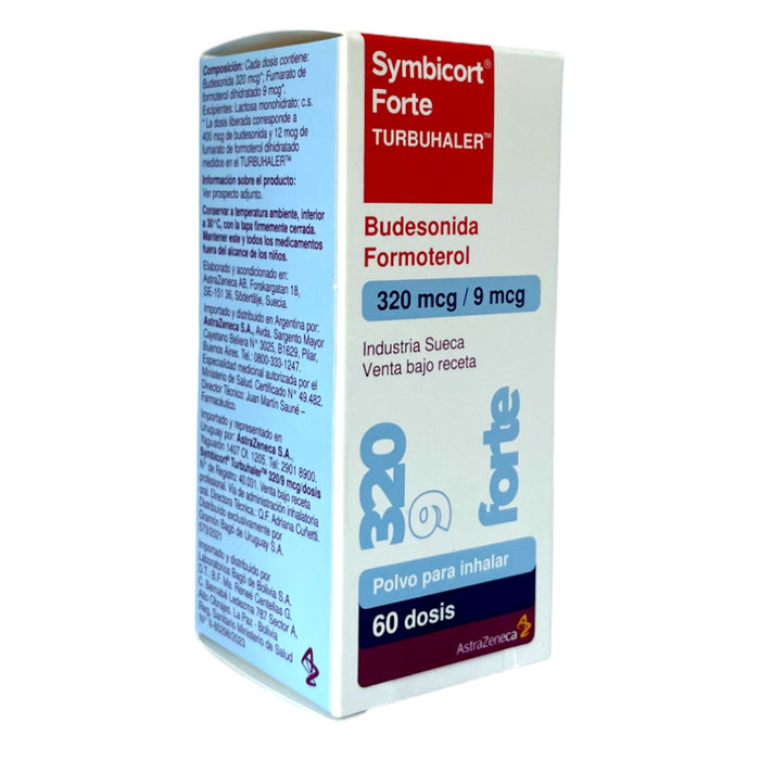 Polvo Para Inhalar Symbicort Turbuhaler Budesonida Formoterol X 60 Dosis