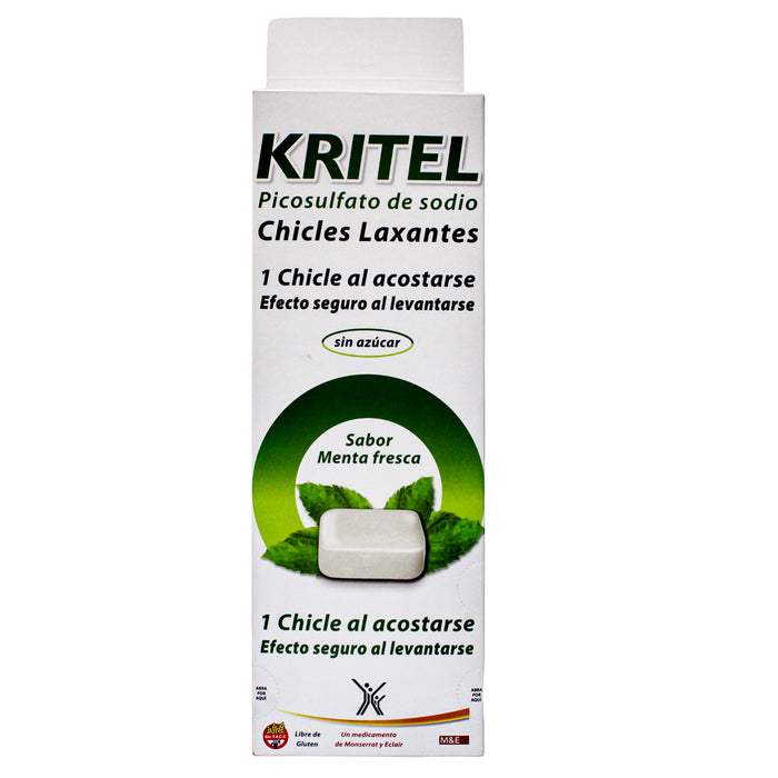 Kritel Chicles Laxantes Picosulfato De Sodio 5Mg X Blister