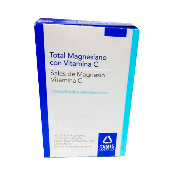 Total Magnesiano Con Vitam C X 12 Comprimidos Efervecentes