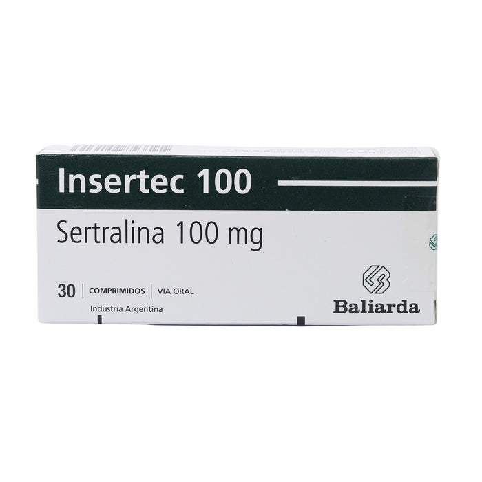 Insertec Sertralina 100Mg X Tableta