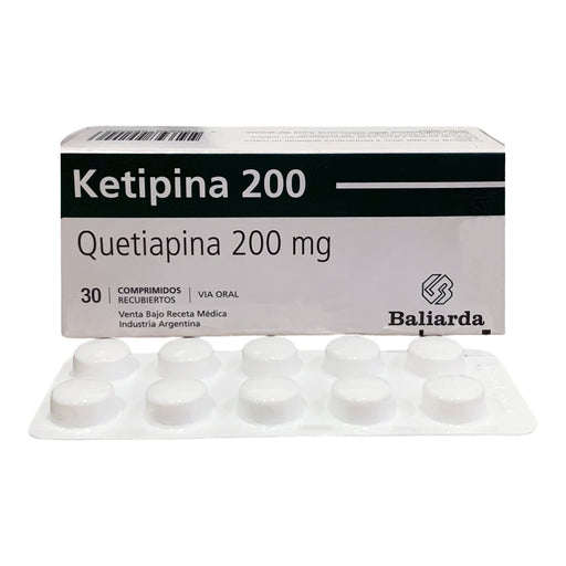 Ketipina Quetiapina 200 Mg X Comprimido