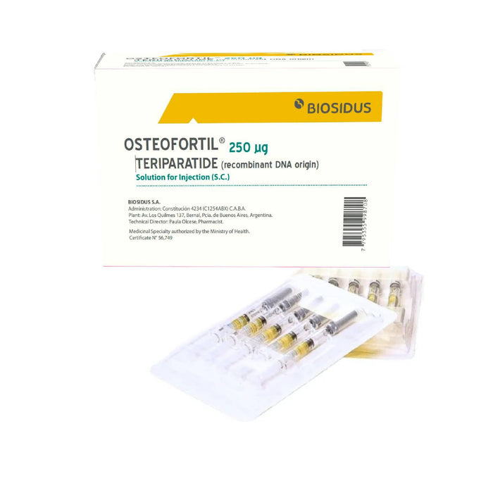 Osteofortil 250 Mcg Subcutánea Frio X 30 Jeringas Prellenadas Teriparatida