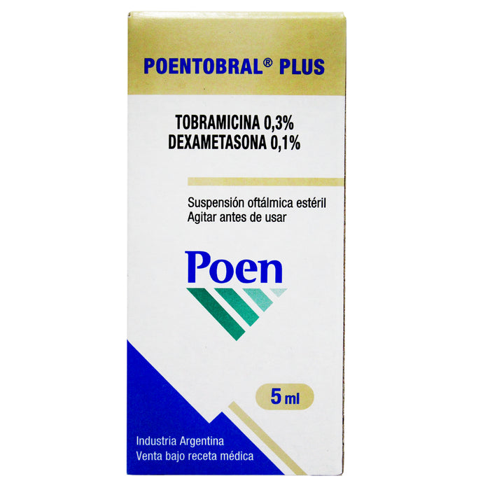 Poentobral Plus Colirio X 5Ml Tobramicina Dexameta Farmacorp