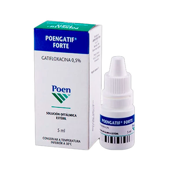 Poengatif Forte 0.5% Colirio X 5Ml Gatifloxacina